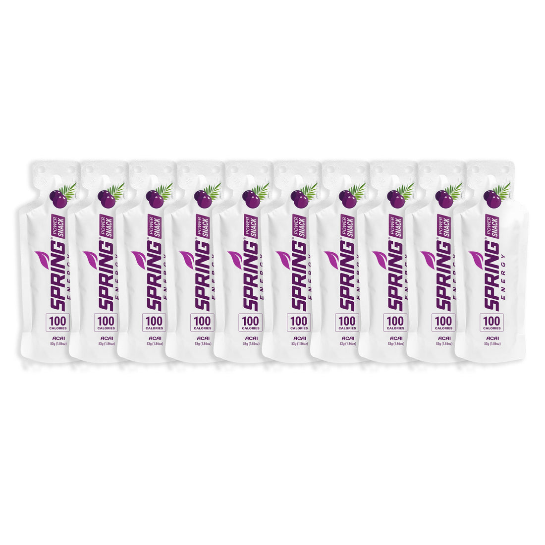 Acai Power Snack (Vegan) 100 Kcal - A Light Energy Gel For Daily Training