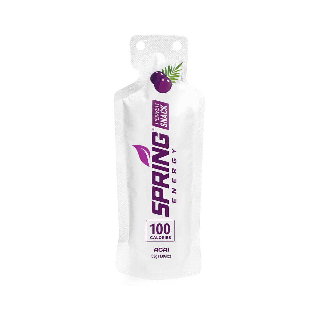 Acai Power Snack (Vegan) 100 Kcal - A Light Energy Gel For Daily Training